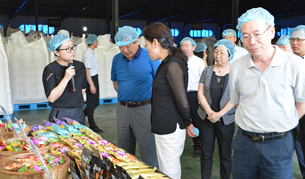 6月21日遼寧省副省長郝春榮來正業(yè)花生考察指導(dǎo)(圖2) 2018062514584420.jpg