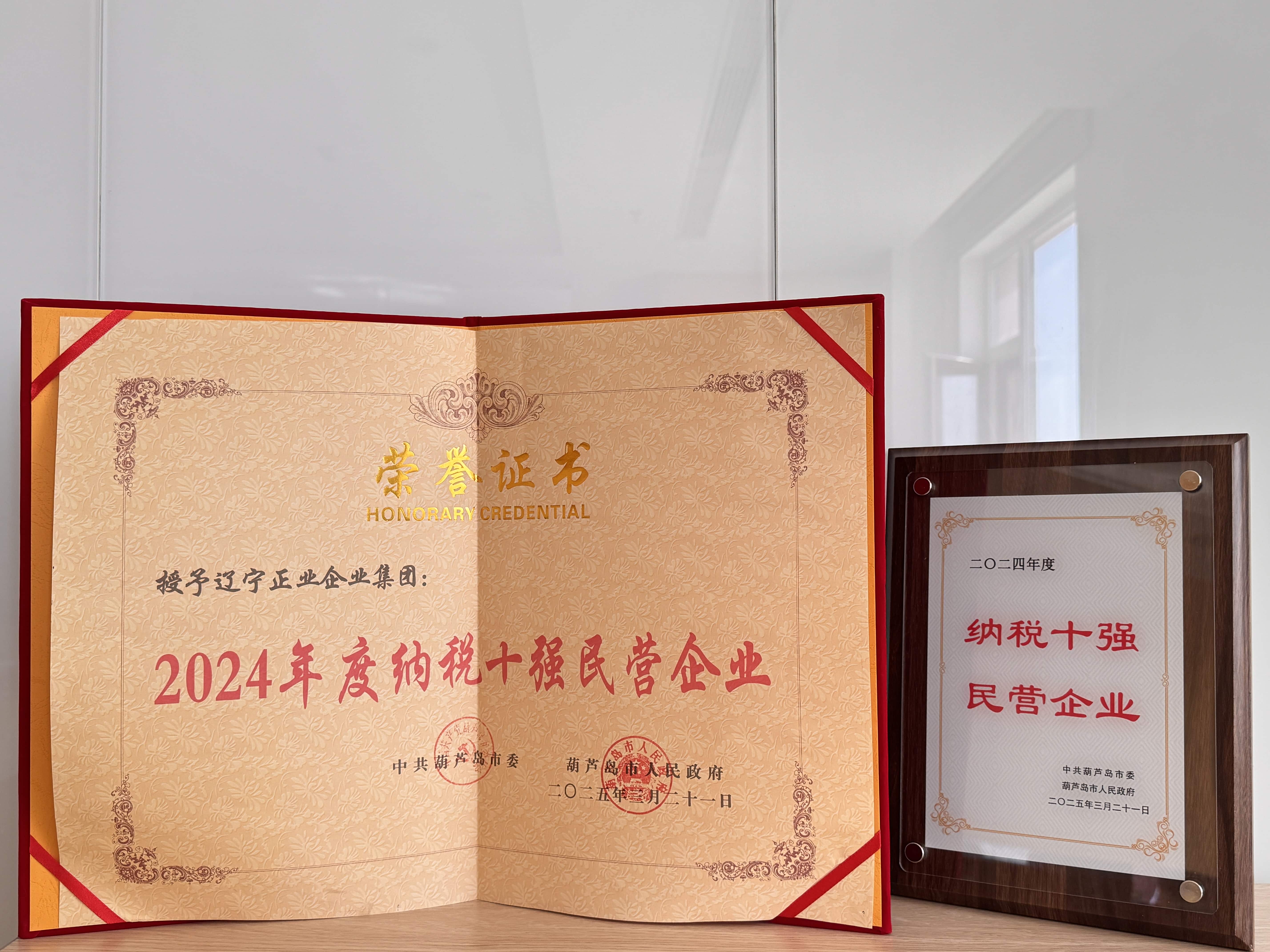 正業(yè)集團(tuán)再登納稅十強(qiáng)榜！董事長(zhǎng)趙立君出席全市民營(yíng)經(jīng)濟(jì)大會(huì)接受表彰(圖3)